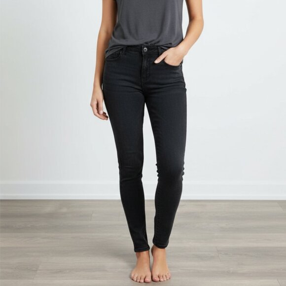 Garage Women’s Jeans High Rise Waist Jegging Stretch Denim Zipper Black Size 5 - Picture 10 of 10